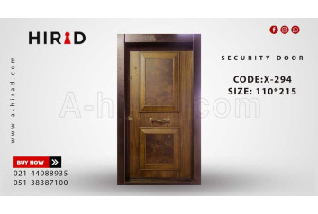 درب ضد سرقت گردویی مدل X-294